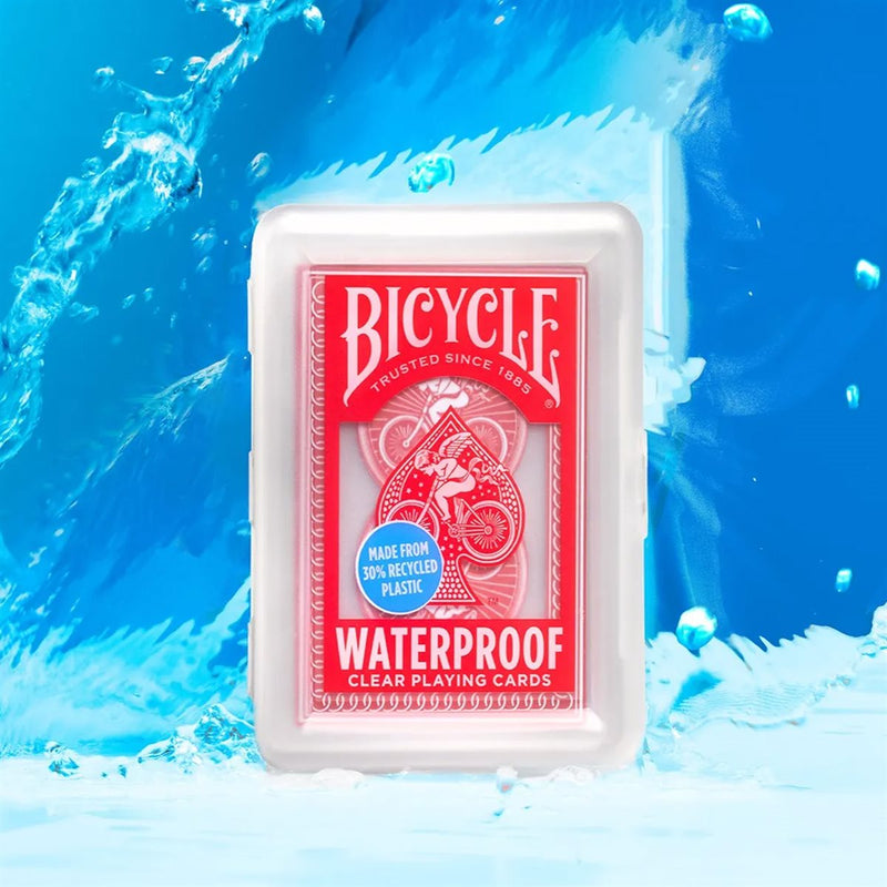 Bicycle - Waterproof Clear Playing Cards (Red)