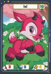 Ixi (Red) - Defenders of Neopia - 1st Edition