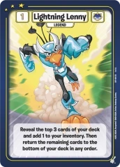 Lightning Lenny - Defenders of Neopia - 1st Edition