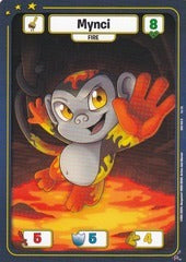 Mynci (Fire) - Defenders of Neopia - 1st Edition