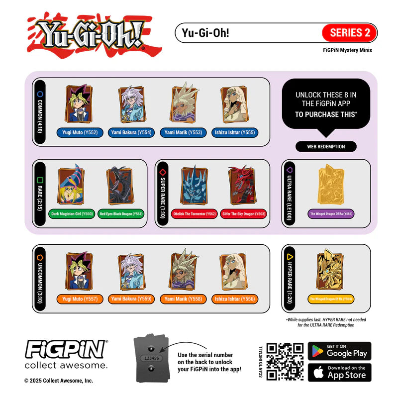 Figpin Mystery Enamel Pin: Yu-Gi-Oh! Series 2