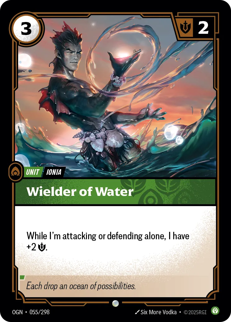 front of card Wielder of Water [Organized Play Promos] 