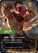 front of card Lee Sin - Ascetic [Organized Play Promos] 