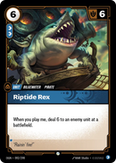 front of card Riptide Rex [Organized Play Promos] 