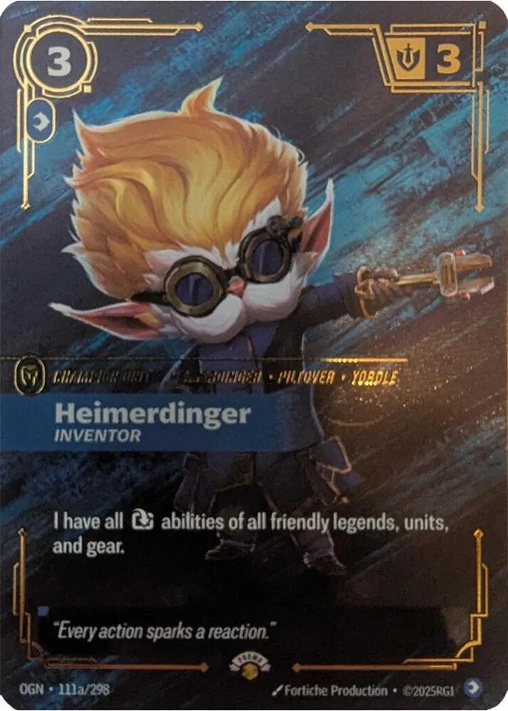 front of card Heimerdinger - Inventor [Promotional Cards] 
