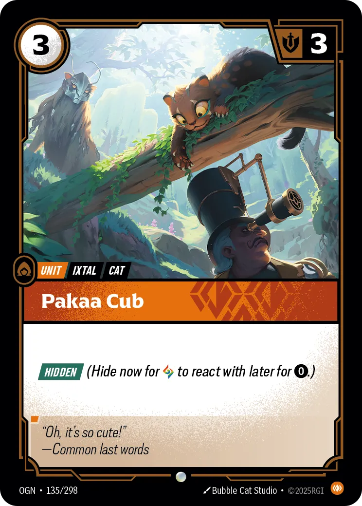 front of card Pakaa Cub [Organized Play Promos] 