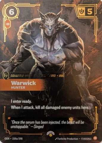 front of card Warwick - Hunter [Promotional Cards] 