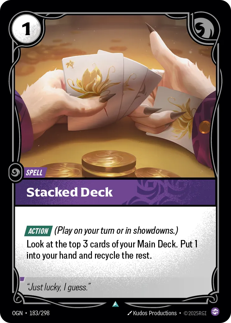 front of card Stacked Deck [Organized Play Promos] 