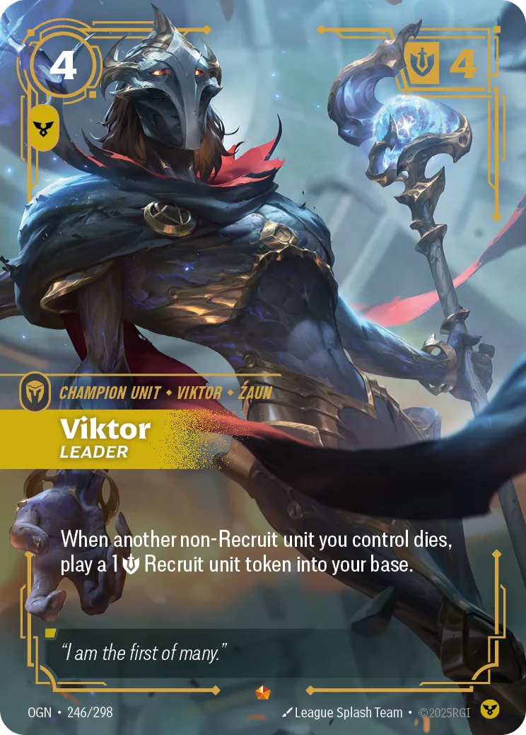 front of card Viktor - Leader [Organized Play Promos] 