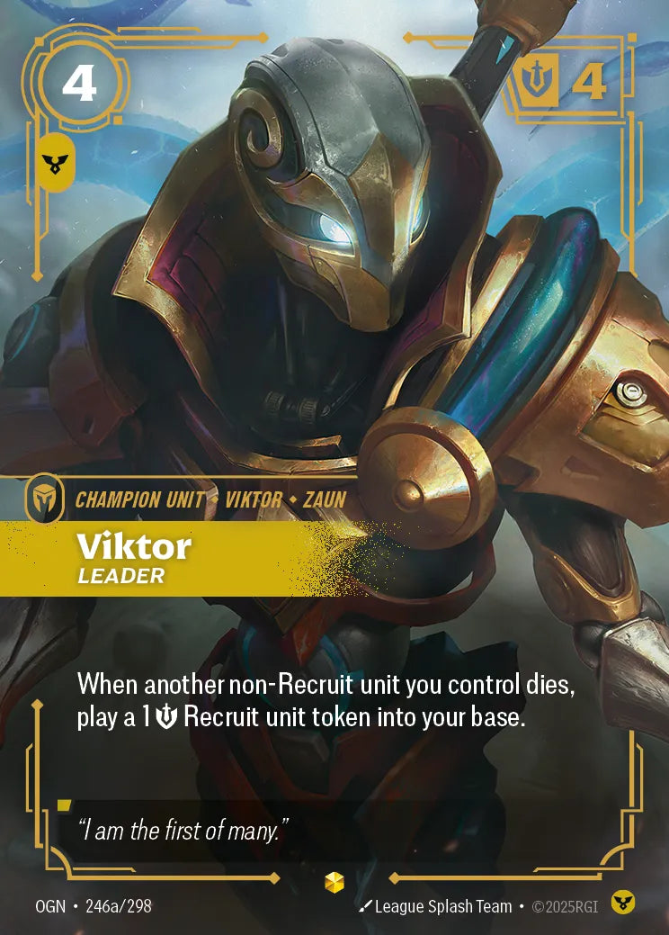 front of card Viktor - Leader [Promotional Cards] 