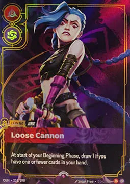 front of card Jinx - Loose Cannon (Metal) [Organized Play Promos] 