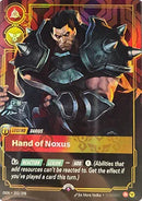 front of card Darius - Hand of Noxus (Metal) [Organized Play Promos] 