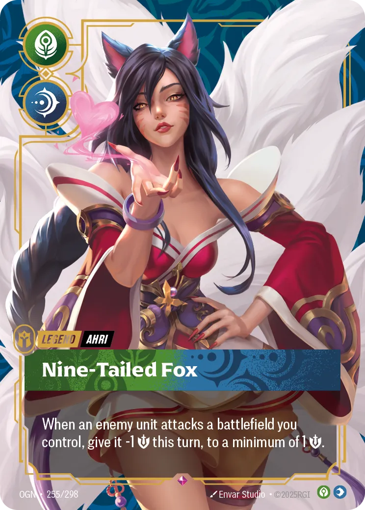 front of card Ahri - Nine-Tailed Fox [Organized Play Promos] 