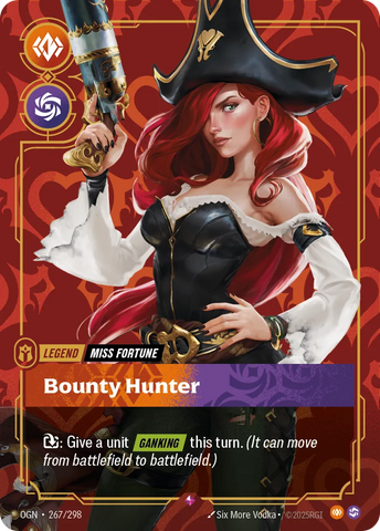 front of card Miss Fortune - Bounty Hunter [Organized Play Promos] 
