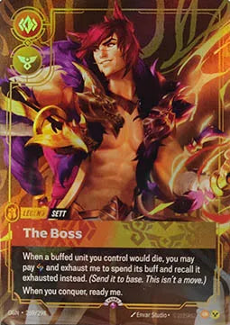 front of card Sett - The Boss (Metal) (Prize Wall) [Organized Play Promos] 