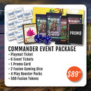 Commander Event Package • Fusion Open March 21st-22nd