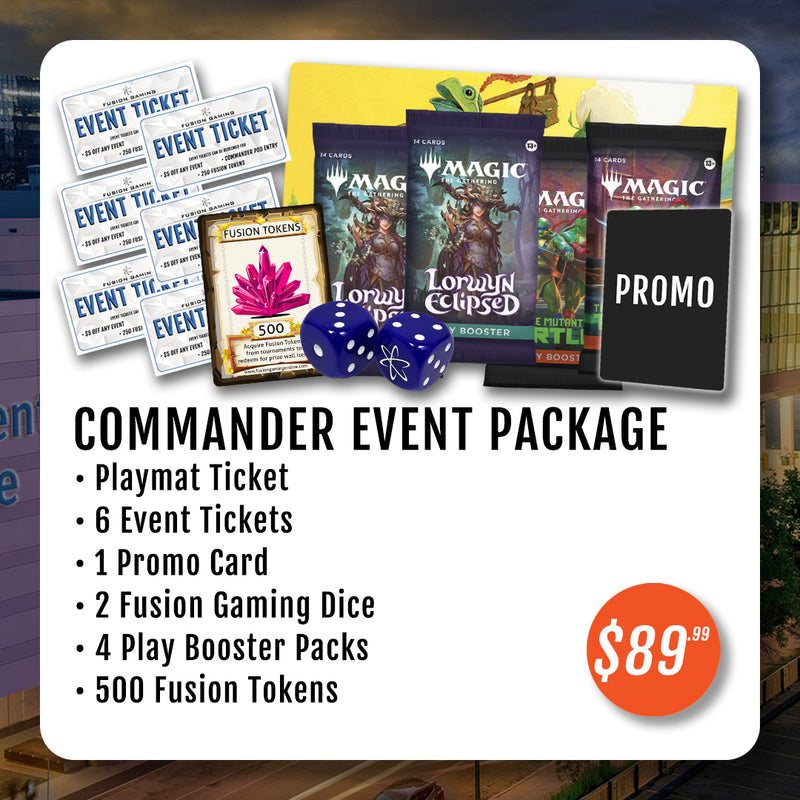Commander Event Package • Fusion Open March 21st-22nd