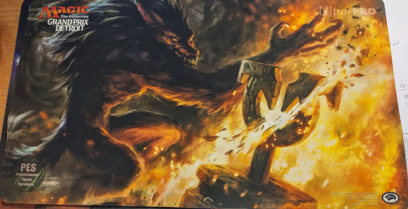 Magic Grand Prix 2016 Playmat: Detroit (Version 1) - Ancient Grudge