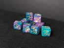 Individual Counter Dice Token: Lilac/Teal Shimmer 1ct: -1/-1