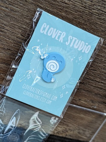 Clover Studio - Kawaii Pokemon Poliwag -Enamel Pin