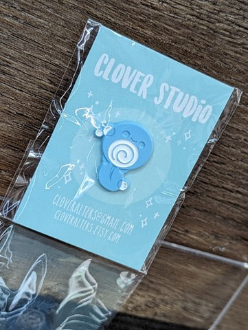 CloverAlters- Kawaii Pokemon Poliwag - Enamel Pin