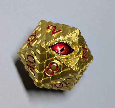 Titan D20 - Gold Dragon Eye (35mm)