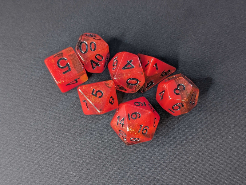 HD Dice Set - 7pc - Plane of Fire