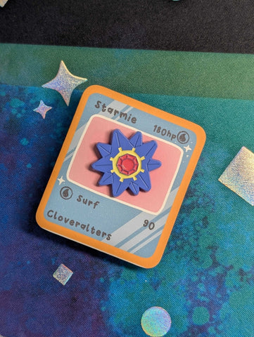 CloverAlters - Kawaii Starmie - Enamel Pin