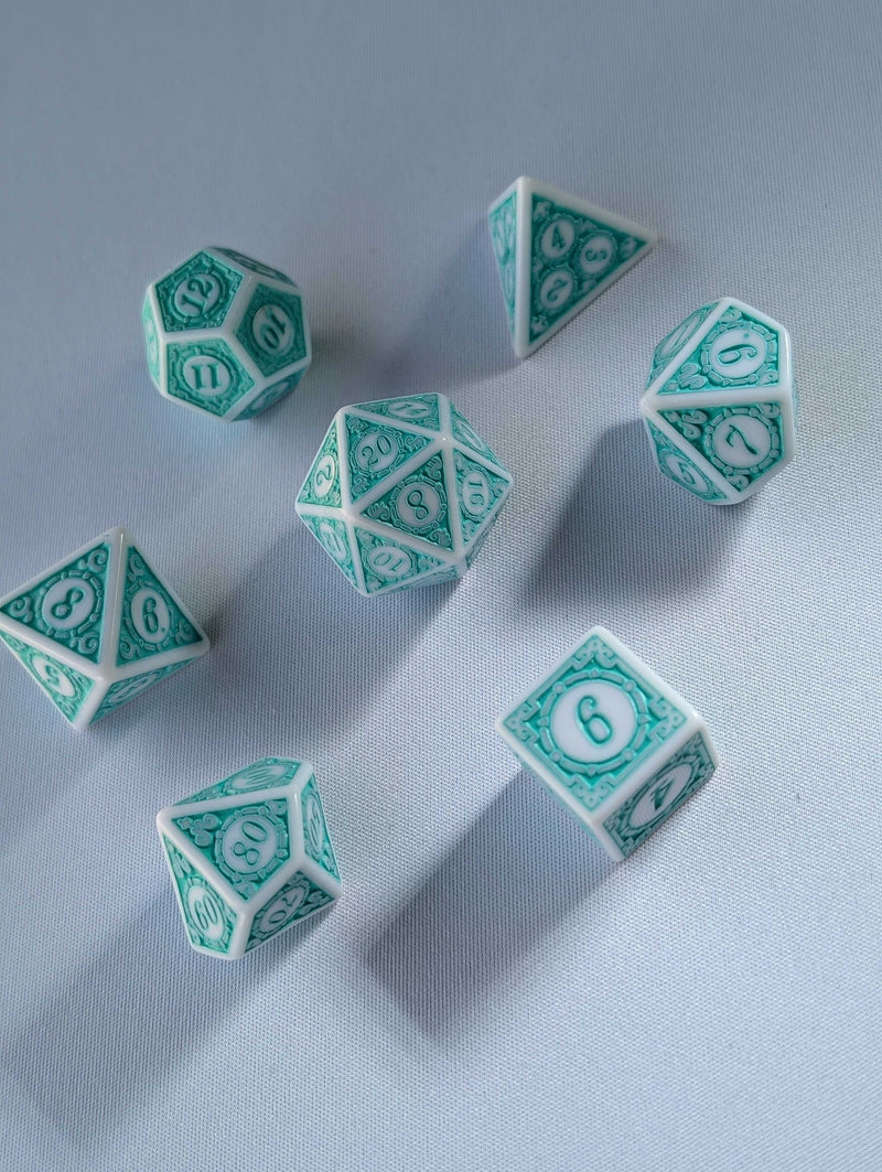 Mystic Blue Dice Set