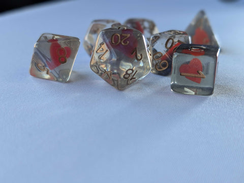 Captive Hearts Dice Set