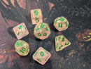 Frosted Firefly Dice Set