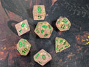 Frosted Firefly Dice Set
