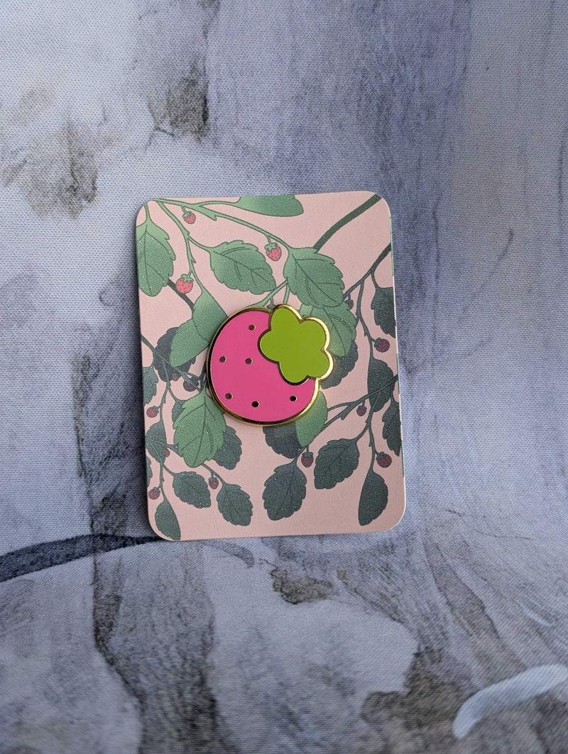 Clover Alters - Kawaii Strawberry - Enamel Pin