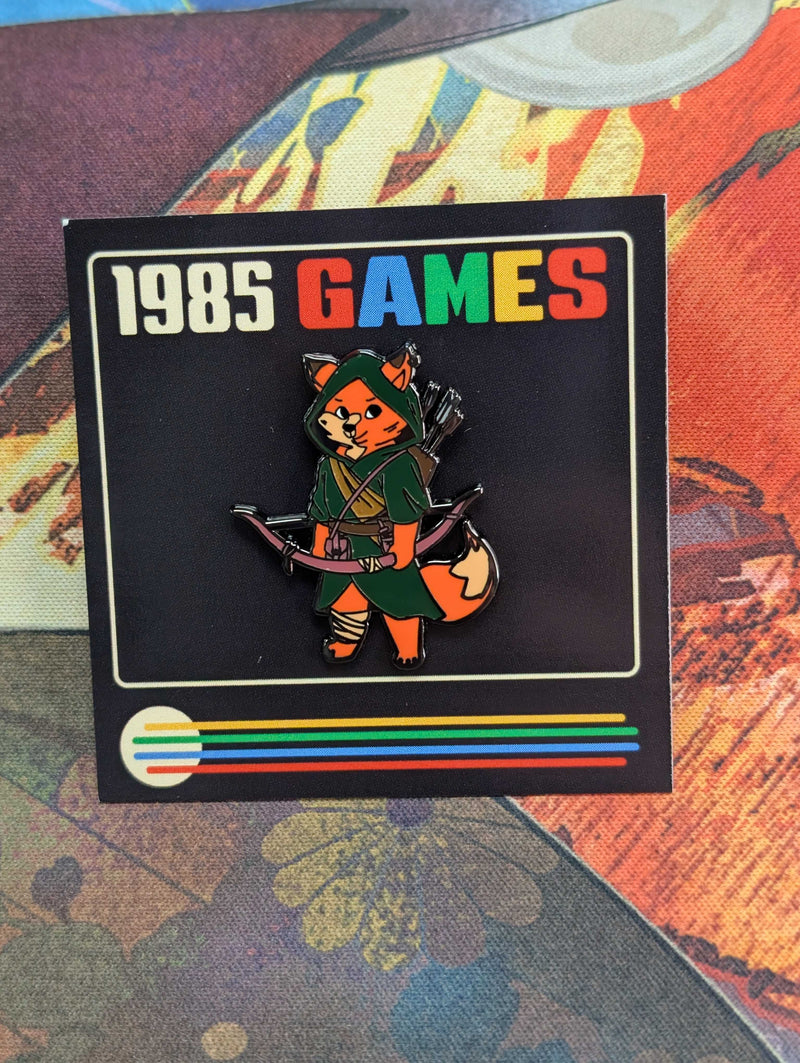 1985 Games - Enamel Pin - Fox Adventurer