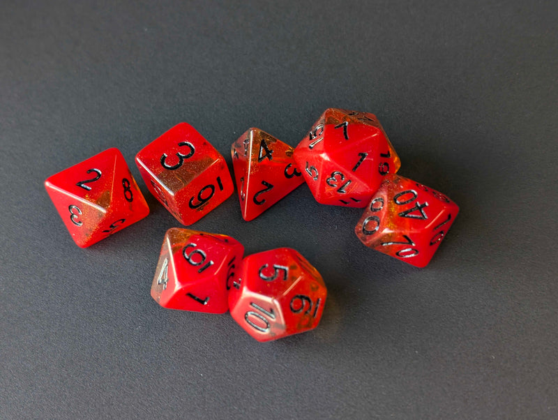 Fanroll - Heat Wave Dice - 16mm Dice Set