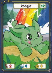 Poogle (Green) - Defenders of Neopia - 1st Edition