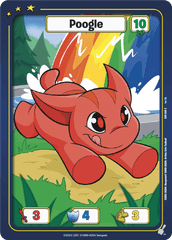 Poogle (Red) - Defenders of Neopia - 1st Edition