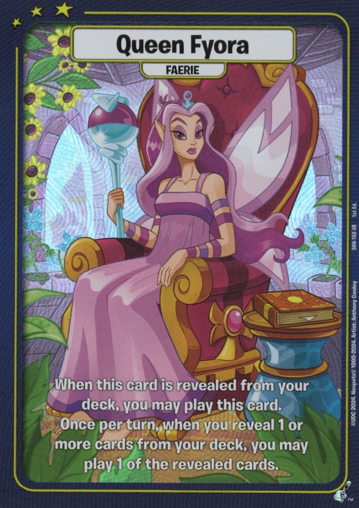 Queen Fyora - Defenders of Neopia - 1st Edition