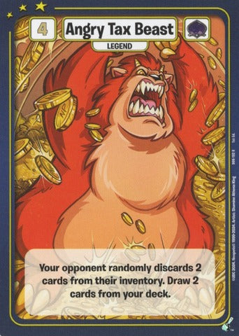 Angry Tax Beast - Defenders of Neopia - 1st Edition