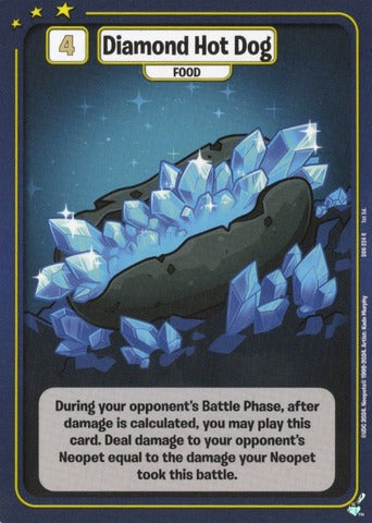 Diamond Hot Dog - Defenders of Neopia - 1st Edition