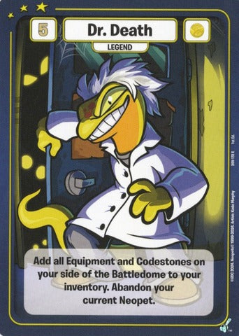 Dr. Death - Defenders of Neopia - 1st Edition