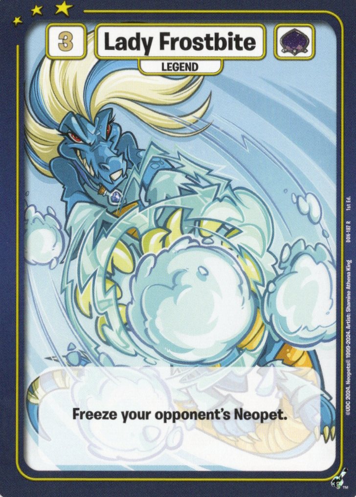 Lady Frostbite - Defenders of Neopia - 1st Edition