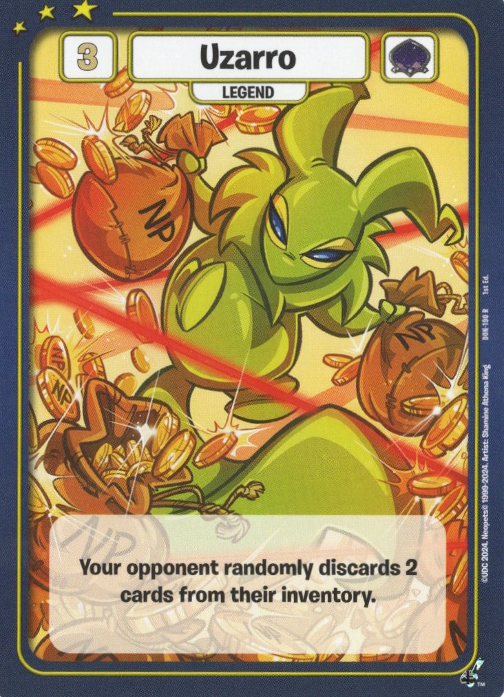 Uzarro - Defenders of Neopia - 1st Edition