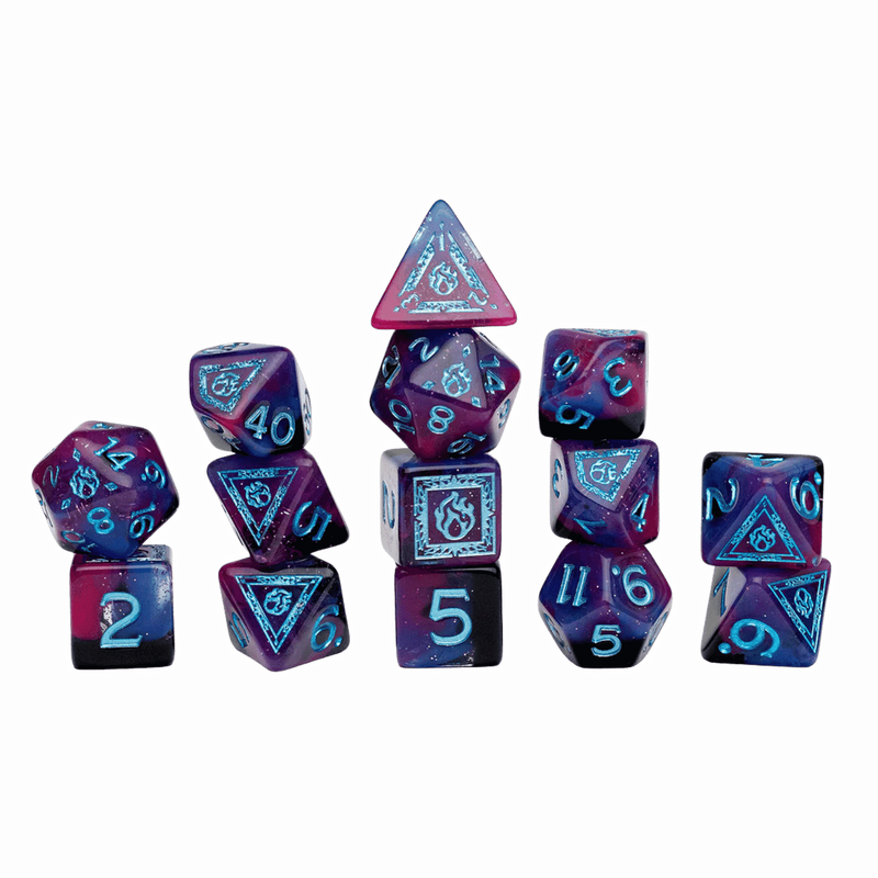 Sirius Dice: Adventure Dice Set - D&D Sorcerer: Purple