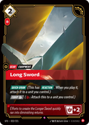 front of card Long Sword (Top 8) [Organized Play Promos] 