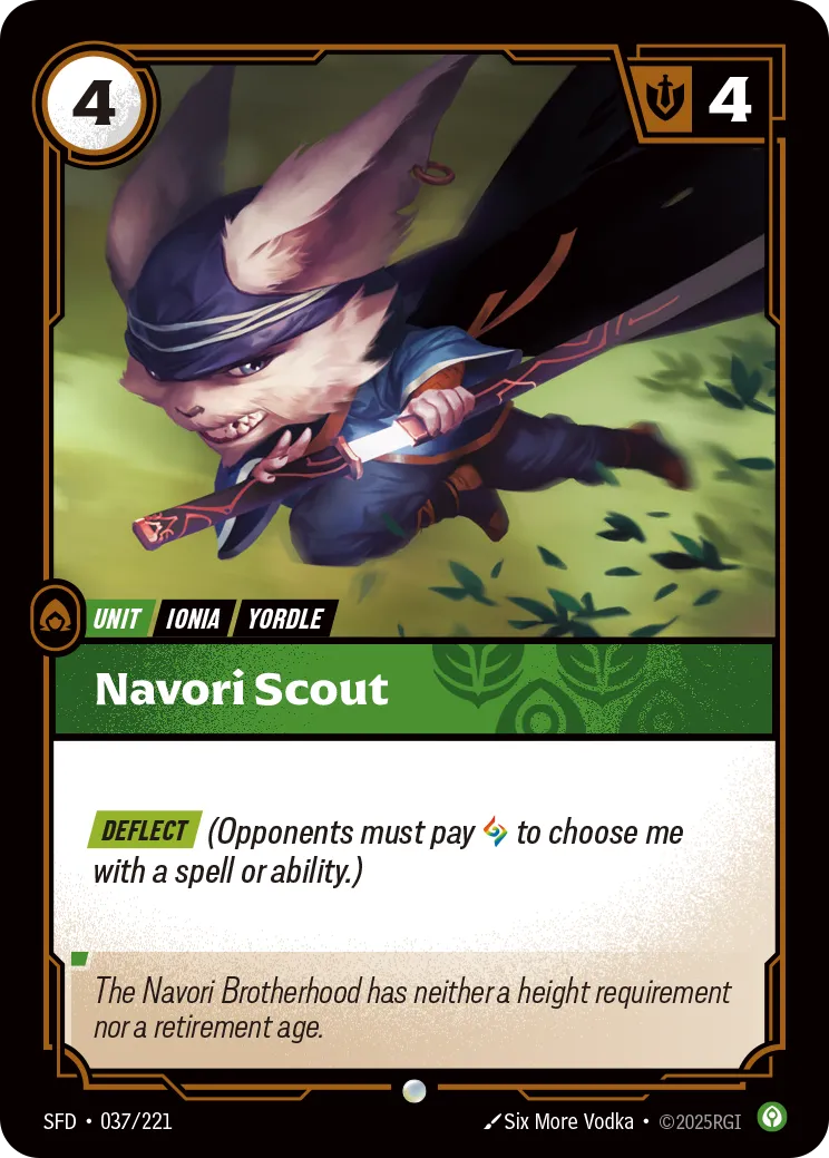 front of card Navori Scout [Organized Play Promos] 