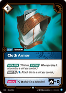 front of card Cloth Armor [Organized Play Promos] 