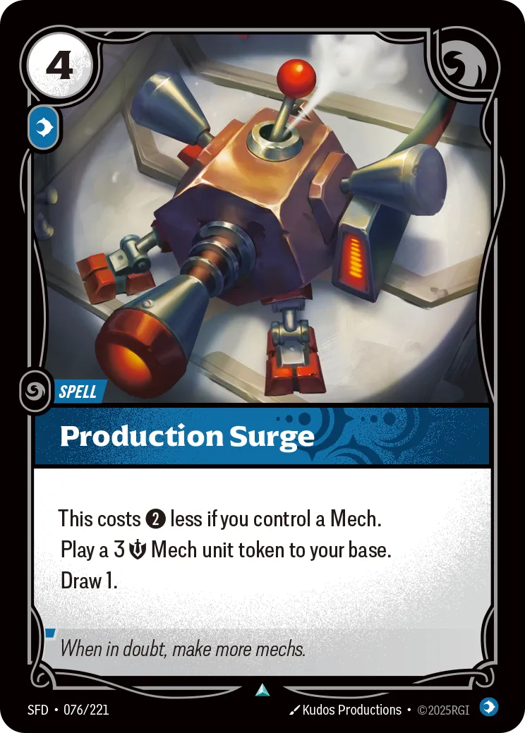 front of card Production Surge [Organized Play Promos] 