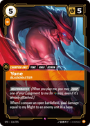 front of card Yone - Blademaster [Organized Play Promos] 