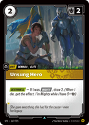 front of card Unsung Hero [Organized Play Promos] 